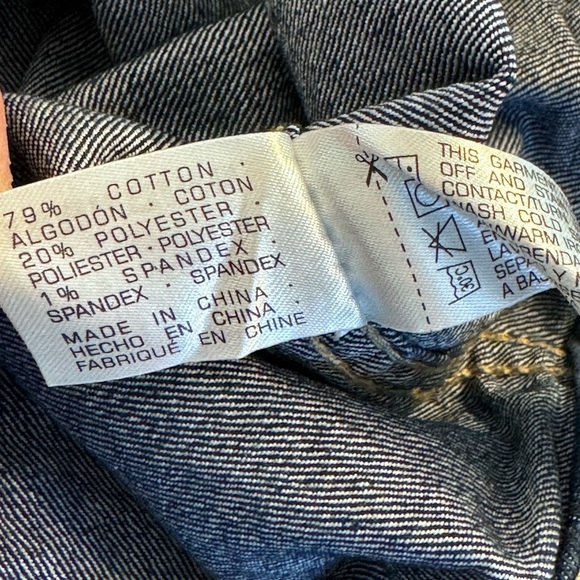 Unionbay cropped denim Jean Jacket NWT L - Picture 9 of 12
